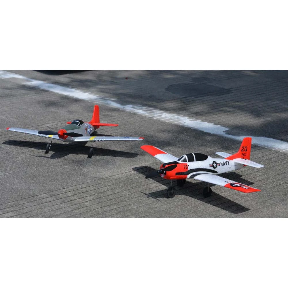 VOLANTEX RC T-28 Trojan 4CH Airplane With Xpilot Stabilizer - One-key Aerobatic RTF 761-9