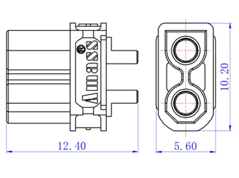 Amass XT30 Upgraded Female Connectors For Battery 5 Pieces - Image 2