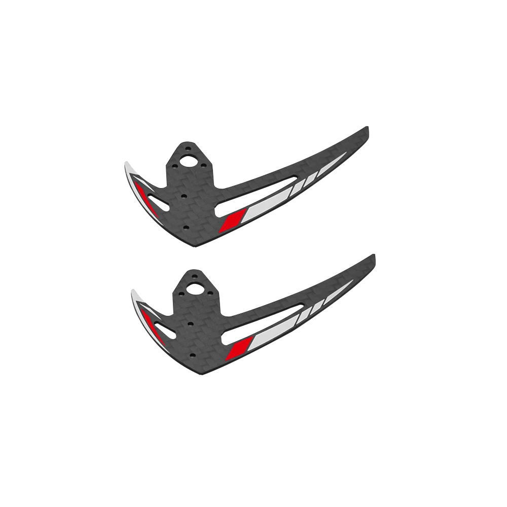 OMP Hobby M2 EVO Helicopter Parts Vertical Stabilizer Set - Image 2