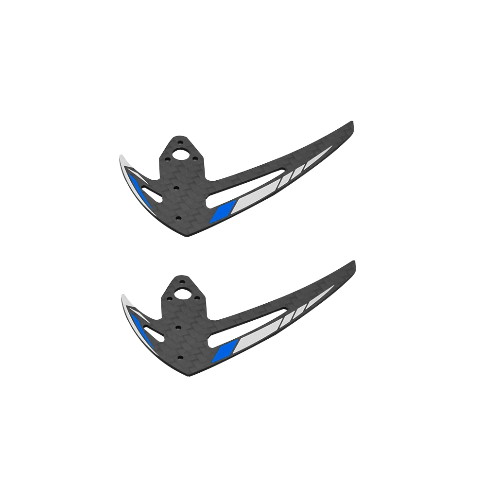 OMP Hobby M2 EVO Helicopter Parts Vertical Stabilizer Set - Image 3