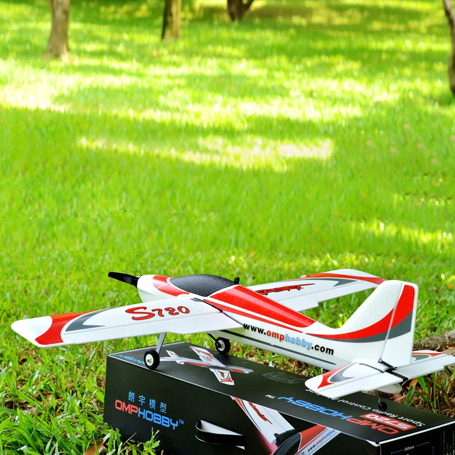 OMPHOBBY S720 RC Plane RTF 6-Axis Gyro Stabilizer RC Airplane Ready To Fly With Normal Flight Mode Aerobatic Flight Mode RC Planes - Image 4