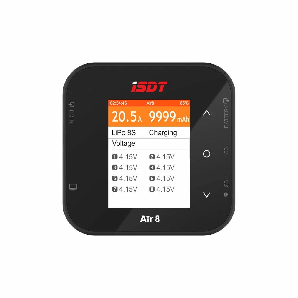 ISDT Air8 BattAir 500W 20A High Power Battery Balance Charger Discharger - Image 2