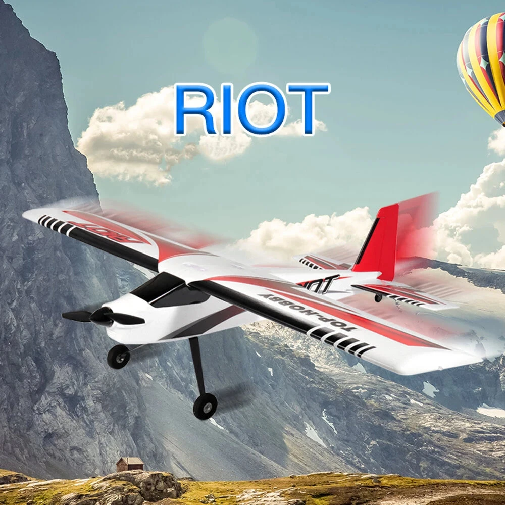 Top RC RIOT 1400mm Wingspan EPO Practice Sport RC Airplane PNP - Image 9
