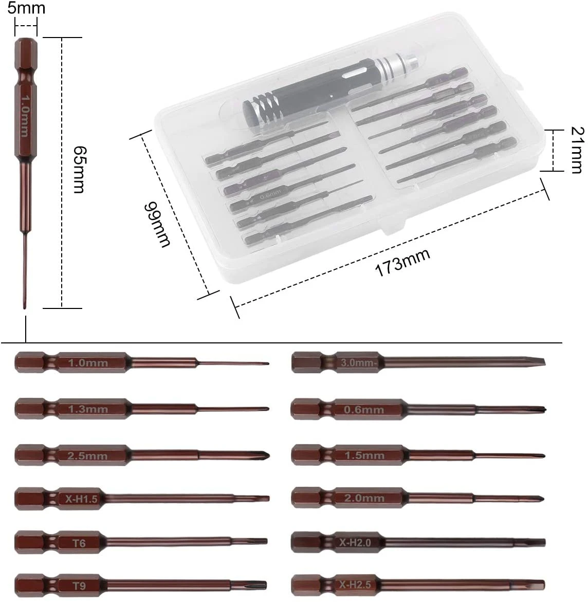 12 In 1 Multifunction Hex Screwdriver Set For RC Models - Image 2