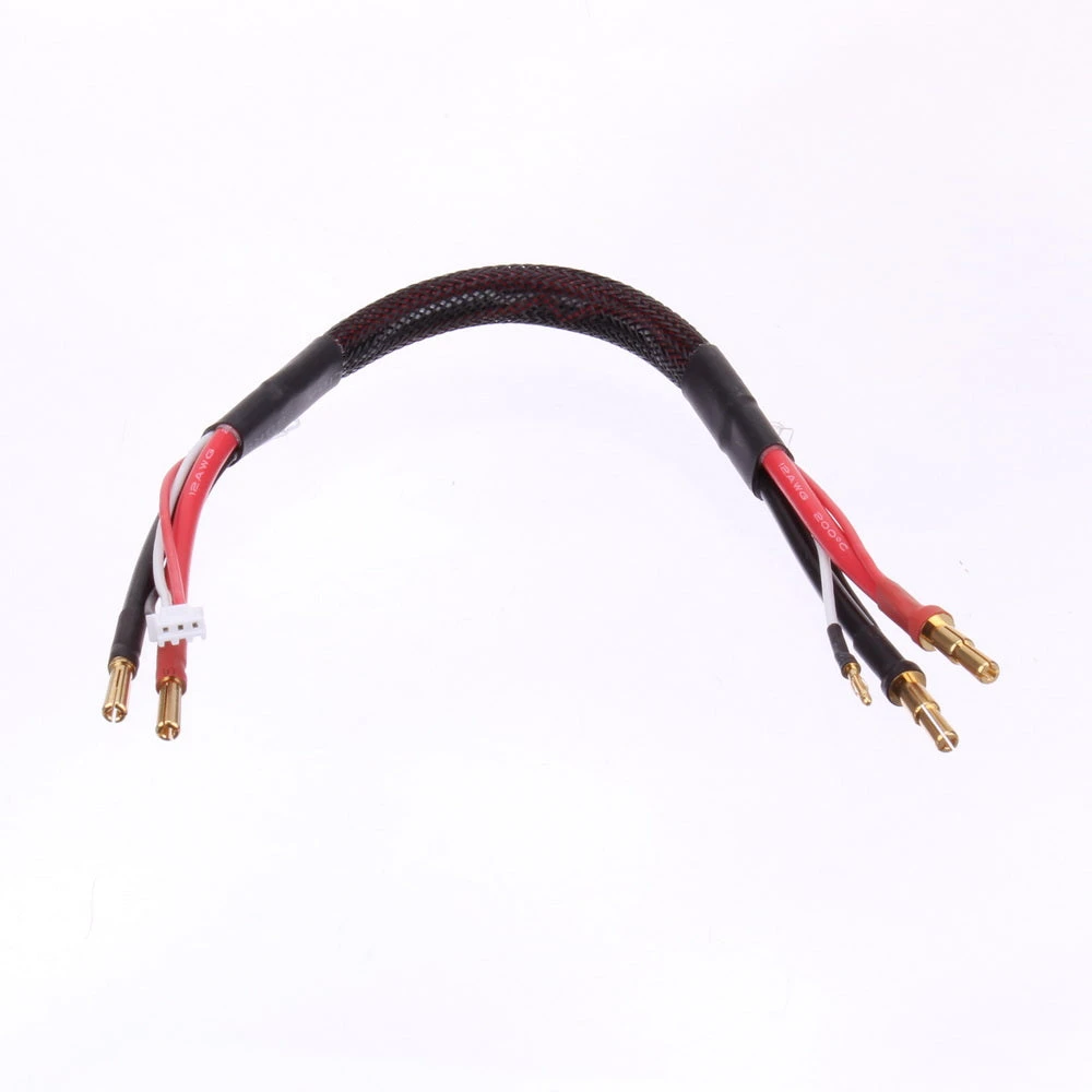 RC Car Battery Charge Cable 4mm & 5mm Bullet Connector 2 In 1 12 Or 24 Inch - Image 2