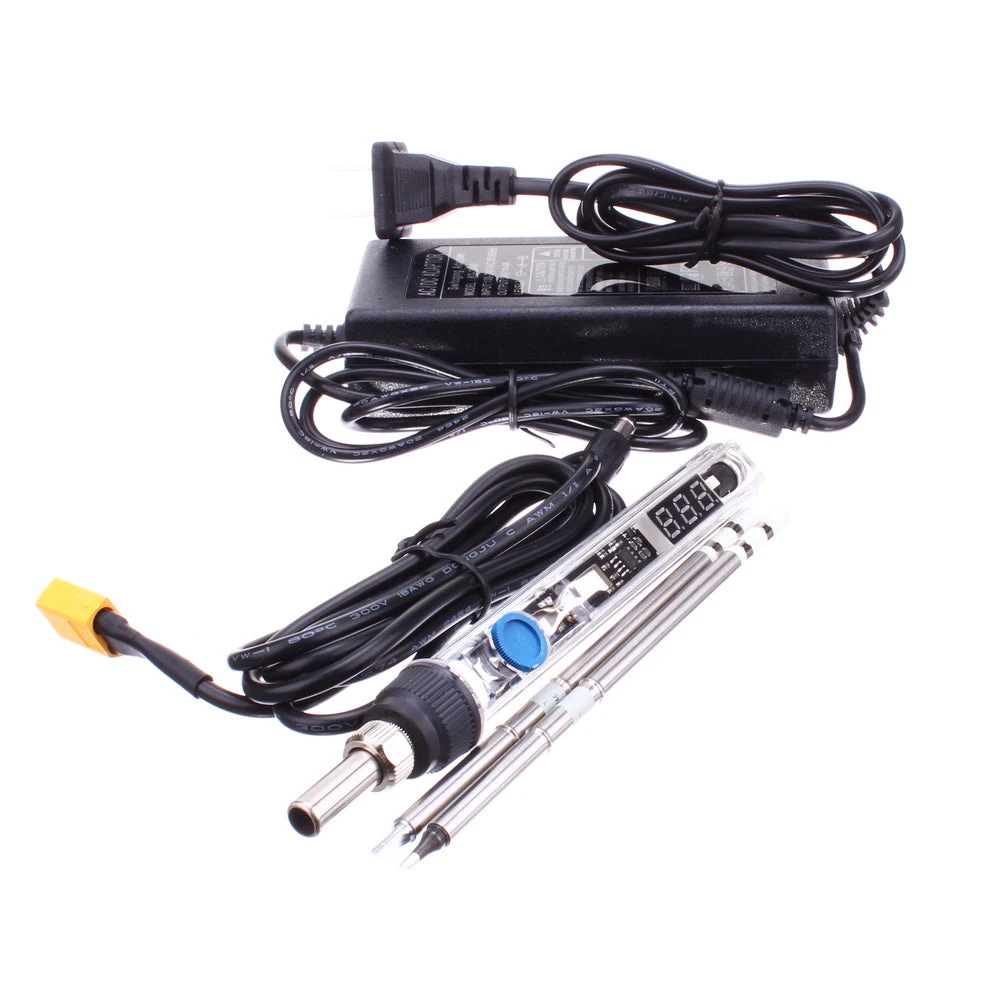 Buddy RC T12 Digital Fast Heating Soldering Iron With 2 Tips & Power Adapter - Image 2
