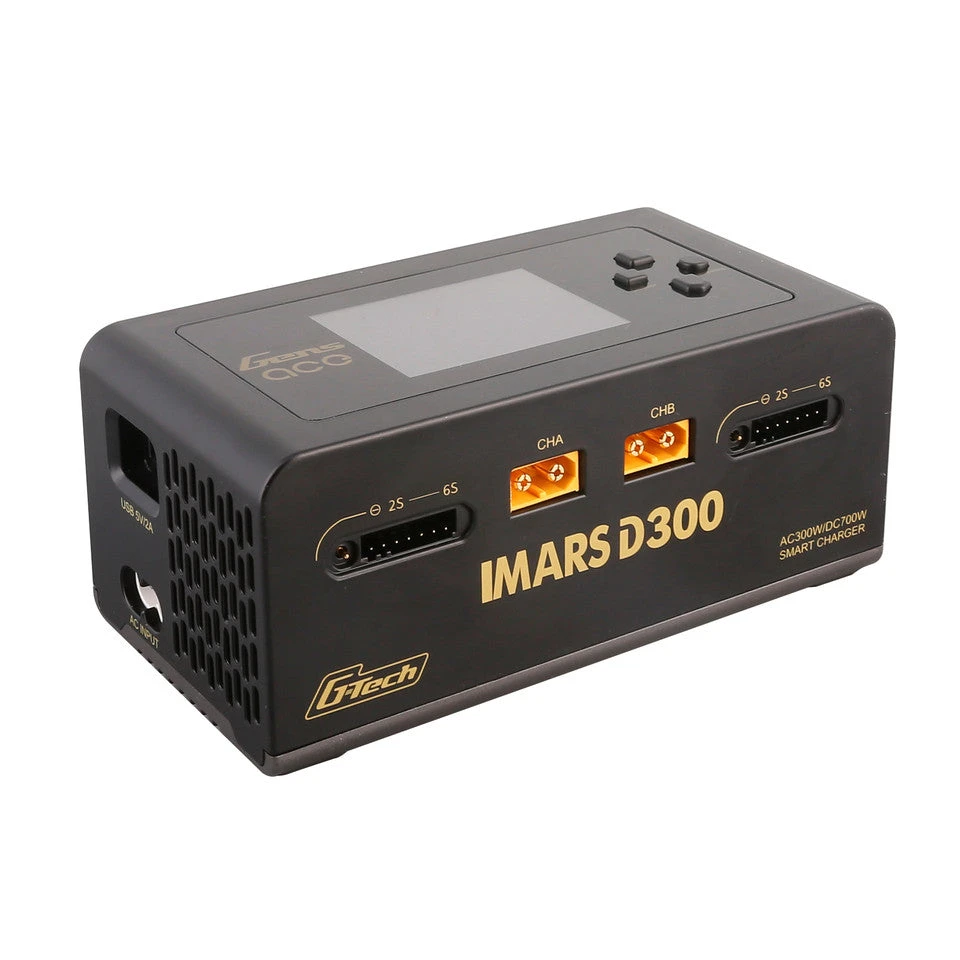 Gens Ace IMARS D300 G-Tech Channel AC/DC 300W/700W RC Battery Charger - Image 3
