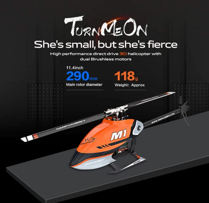 OMPHobby M1 RC Helicopter FHSS Protocol Version - Image 6