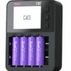 ISDT C4 EVO 36W 8A 6 Channels Smart Battery Charger With USB Output For 18650 26650 AA AAA Battery