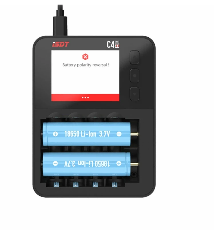 ISDT C4 EVO 36W 8A 6 Channels Smart Battery Charger With USB Output For 18650 26650 AA AAA Battery - Image 3