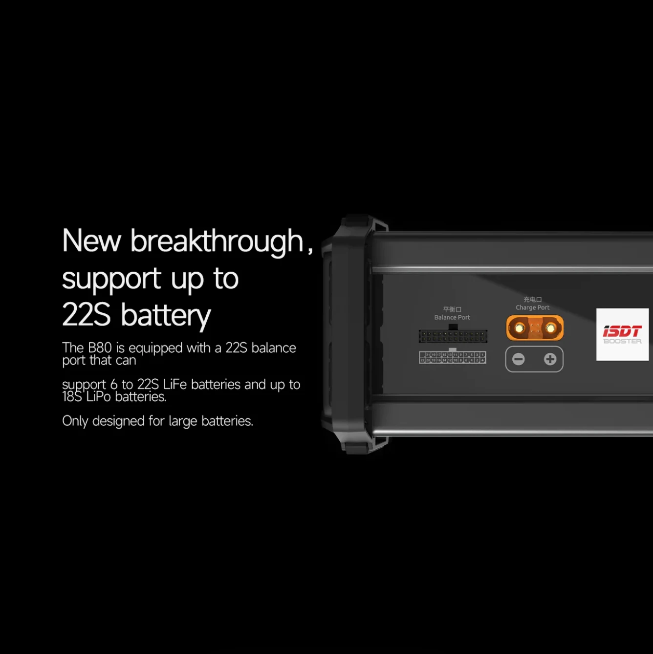 ISDT B80 Professional 22S Smart Lipo Charger And Discharger - Image 3