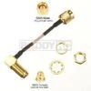 5CM SMA Male To 90 Degree SMA Female Cable