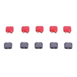 T Plug Female Connectors With Insulating Caps By Amass For Battery 5 Sets