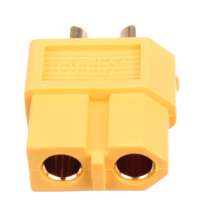 XT60 Female Connectors By Amass Yellow For Battery 5 Pieces - Image 2