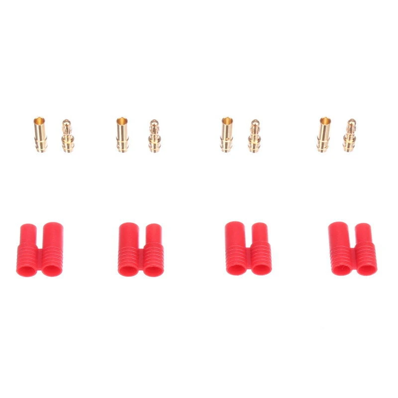 3.5mm Bullet Connectors With Cases 4 Sets