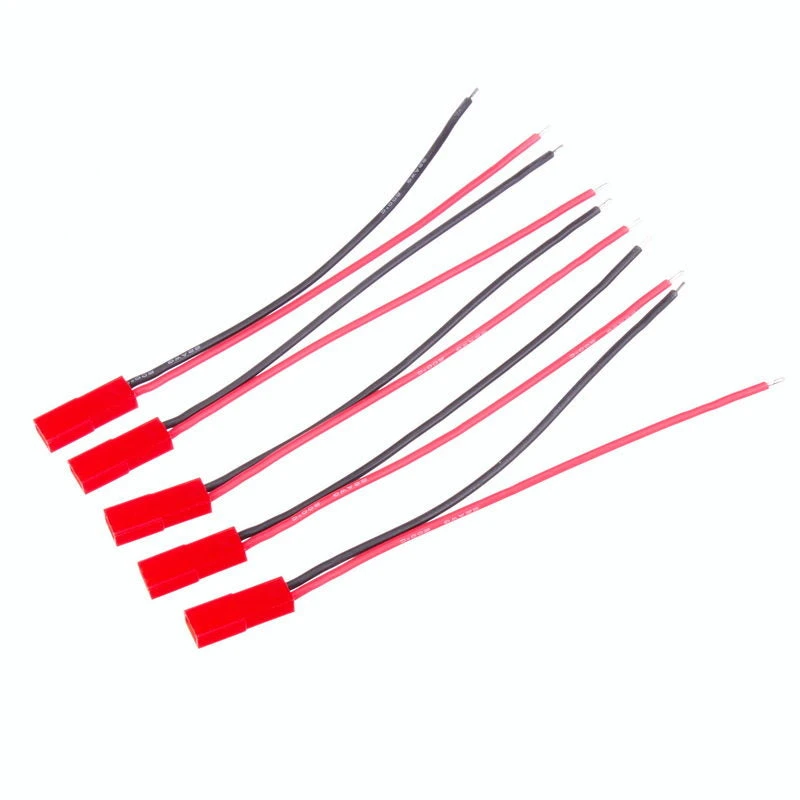 JST Pigtail Male Connectors For Charger ESC 5 Pieces
