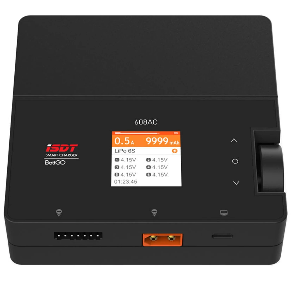ISDT 608AC 50W AC 200W DC Dual Mode 8A 6S Smart Charger - Image 2