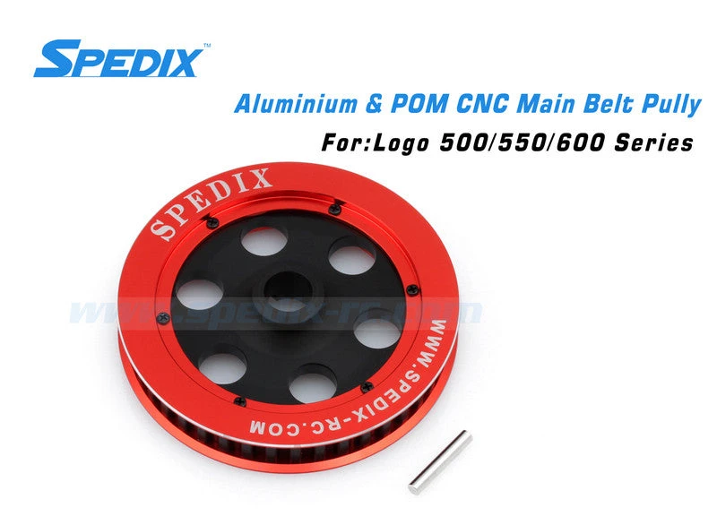 Spedix Main Belt Pulley For Logo 500-550-600 Series