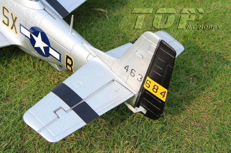 Top RC P-51D Mustang 750mm/30.00in EPO Electric RC Airplane PNP Yellow - Image 3