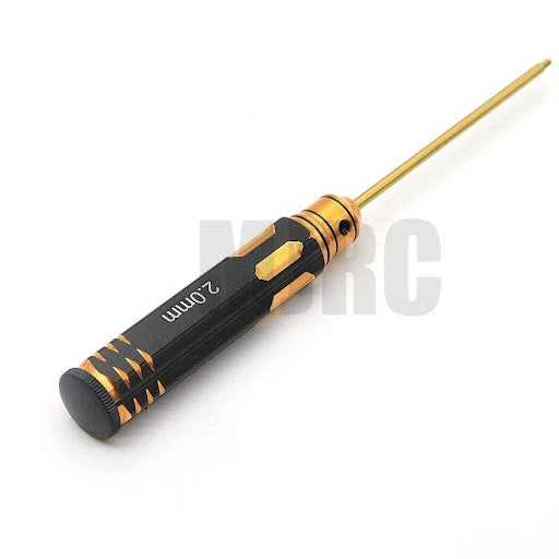 Hex Screw Driver Set Titanium Nitride Coated Tips 4pcs Tools Kit (1.5mm 2.0mm 2.5mm 3.0mm) - Image 2